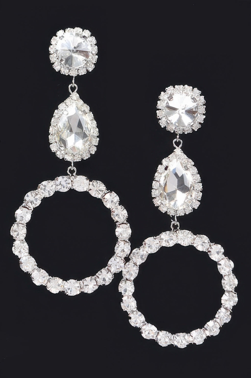 Rhinestone Dangle Earring