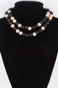 Two Toned Bead Necklace