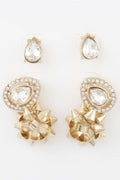 Jeweled Teardrop Gift Earring Set