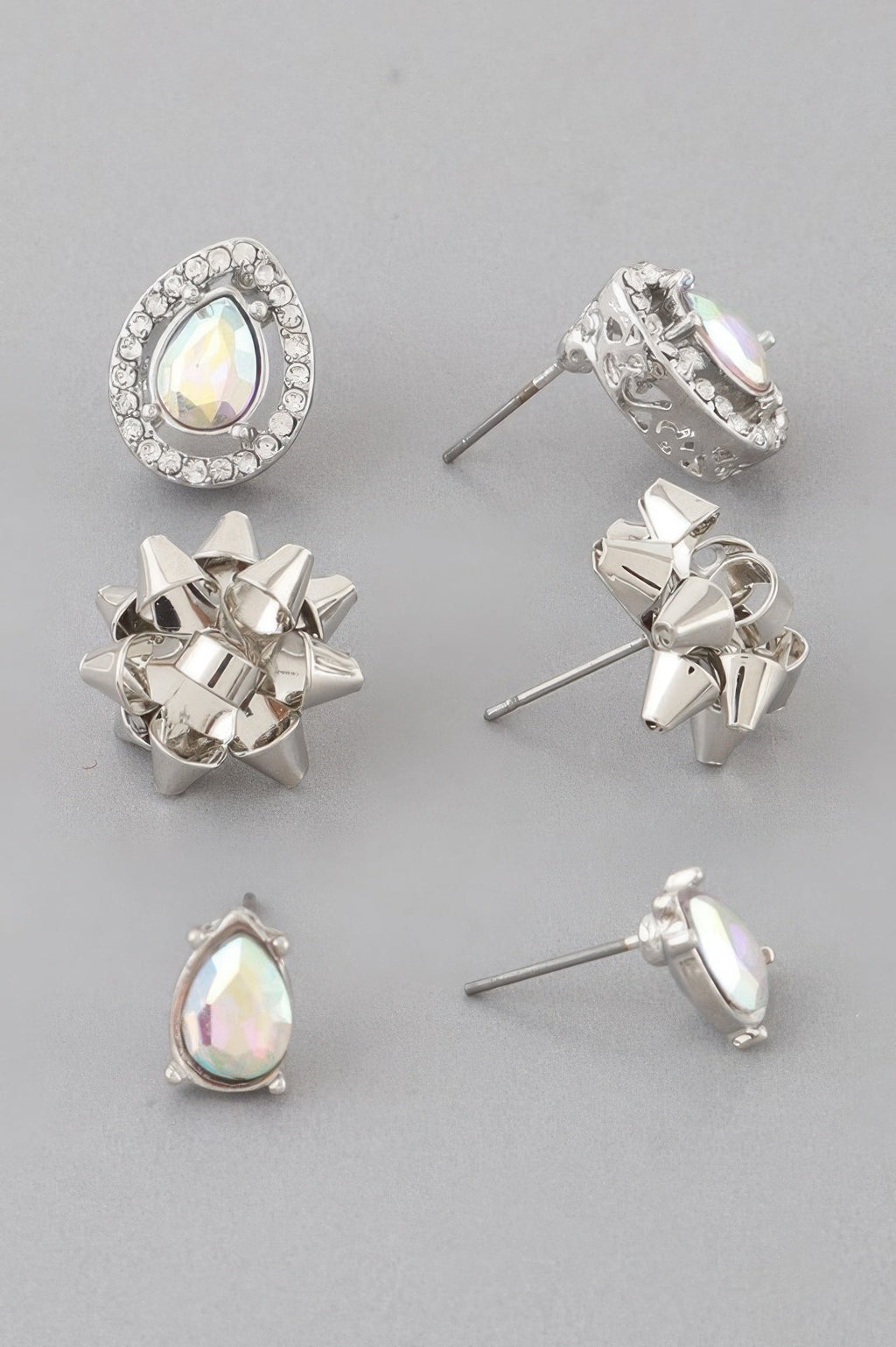 Jeweled Teardrop Gift Earring Set
