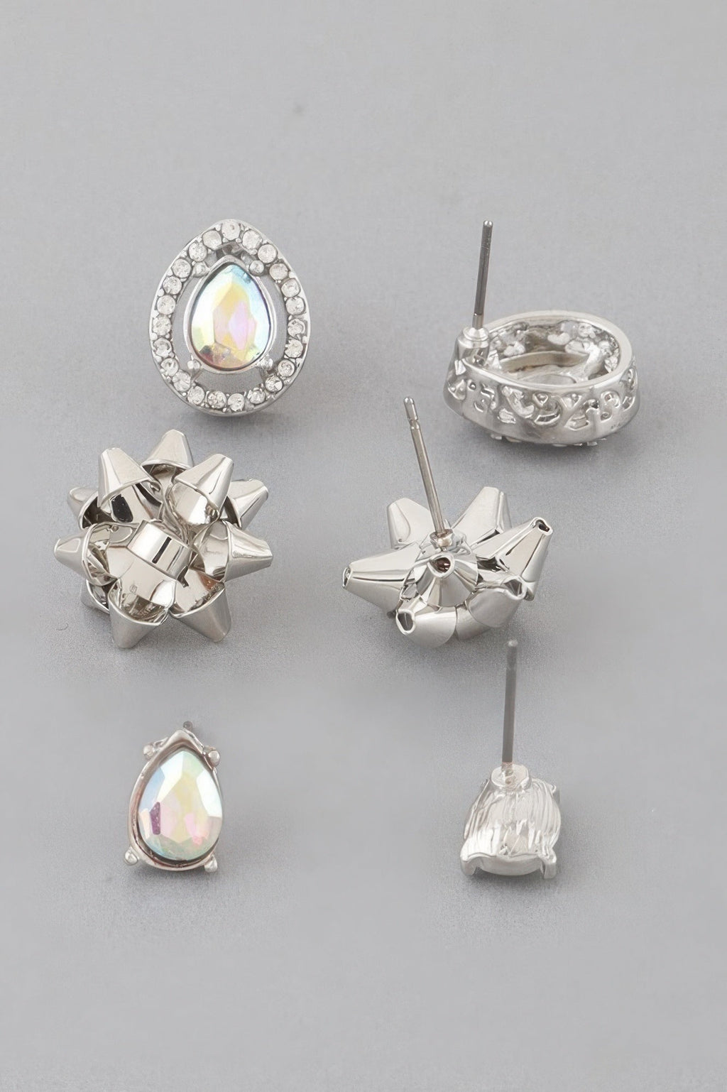 Jeweled Teardrop Gift Earring Set