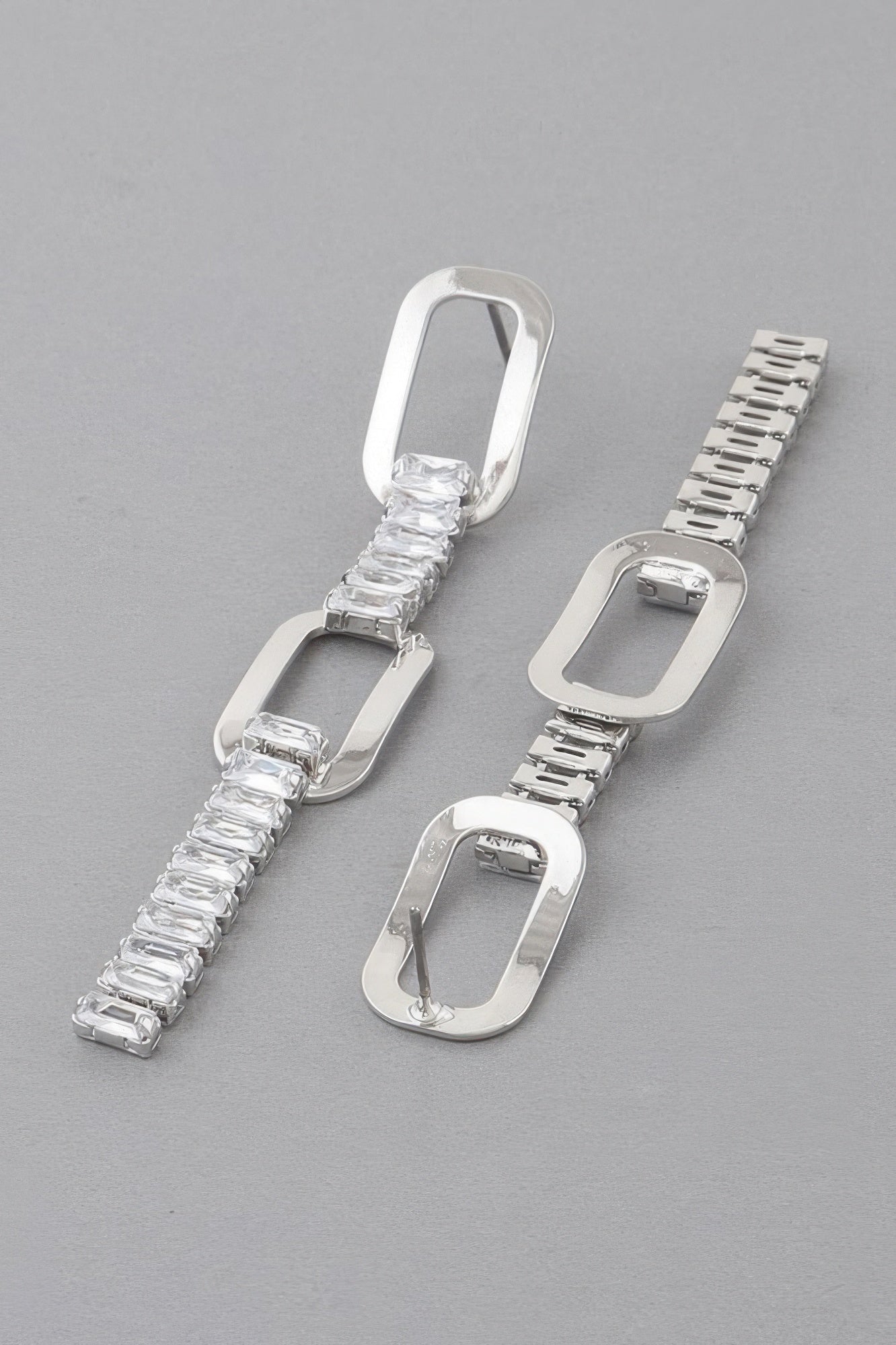 Crystal Chain Drop Earrings