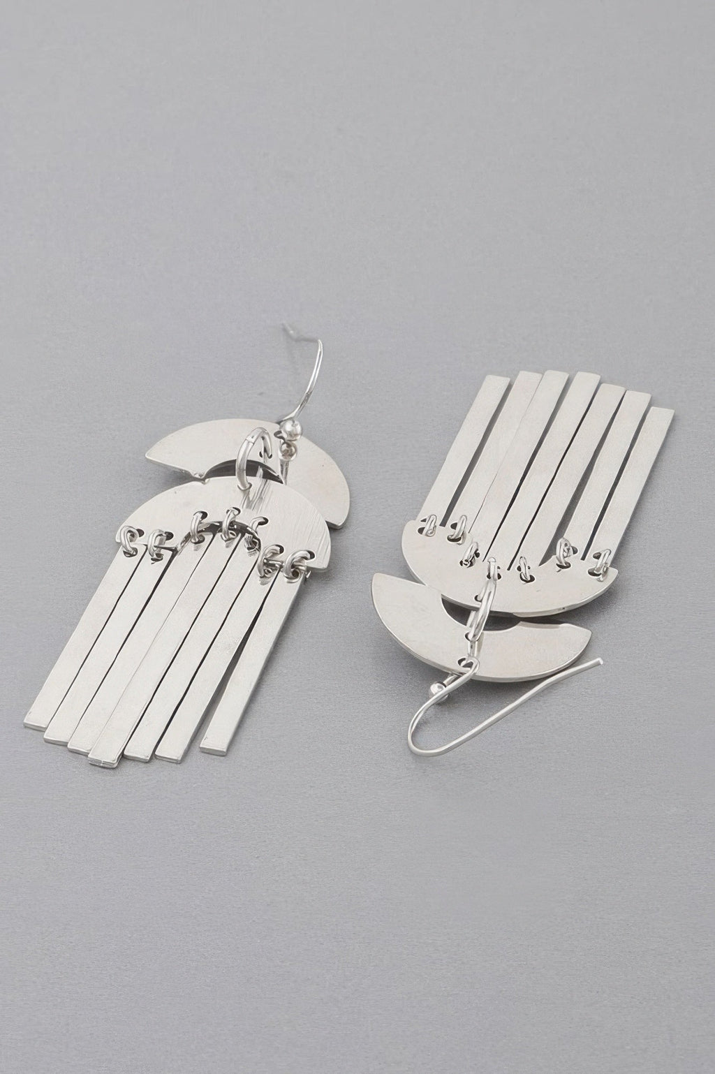 Double Arch Bar Drop Earrings