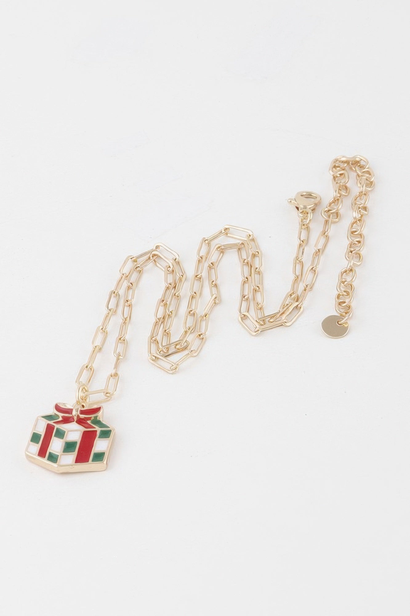Checker Gift Chain Necklace