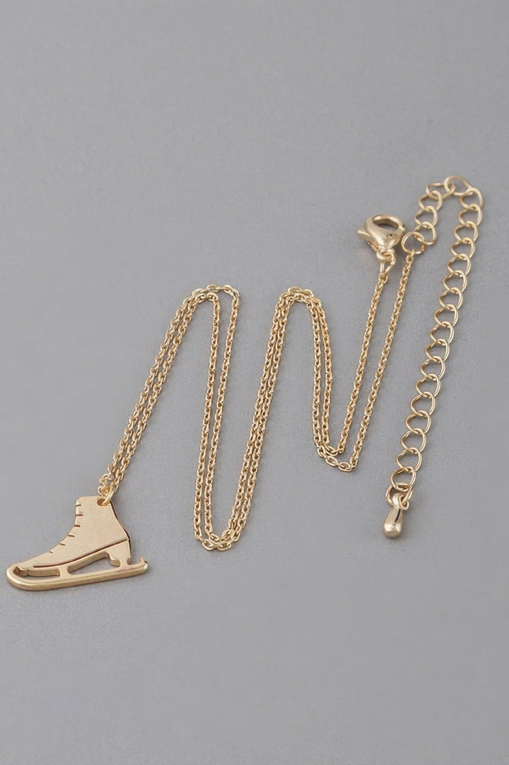 Ice Skates Pendant Necklace