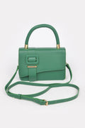 Faux Leather Flap Bag