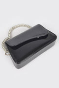 Glitter Rhinestone Handle Bag