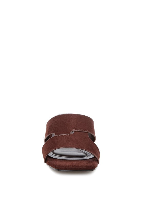 Aneka Block Heel Slip Ons