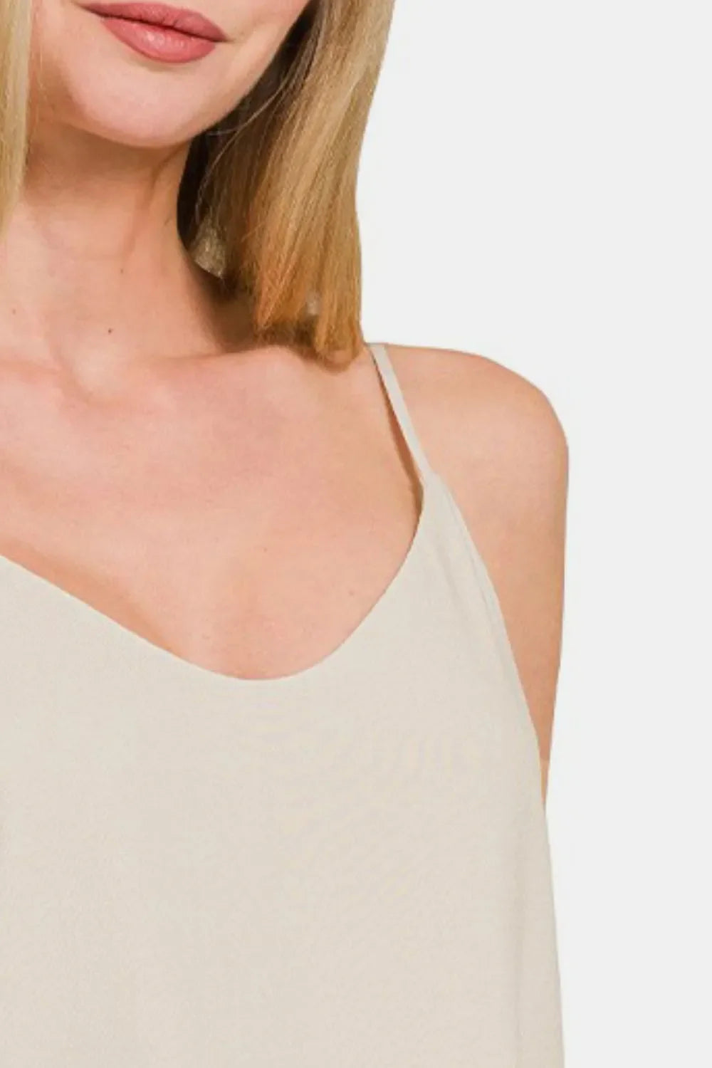 Two Layered Spaghetti Strap Cami