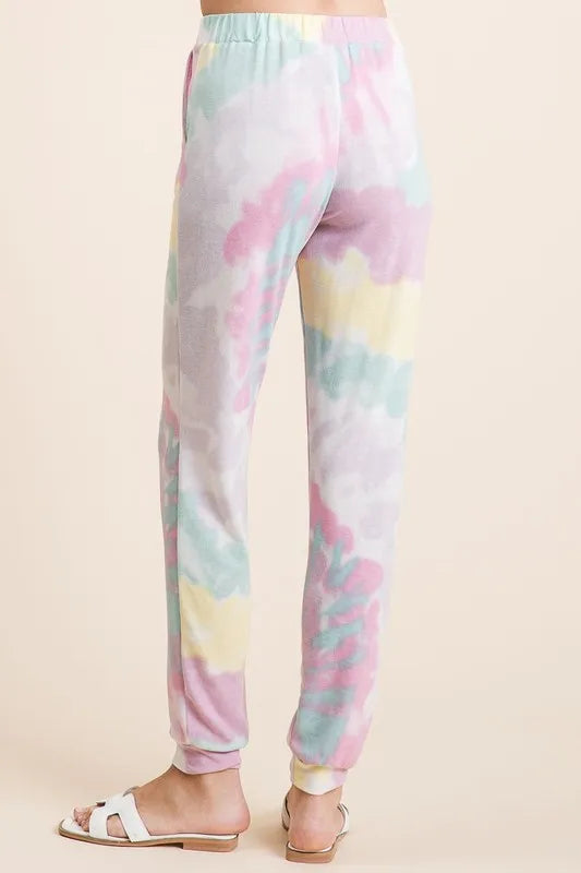 Tie Dye French Terry Casual Pants