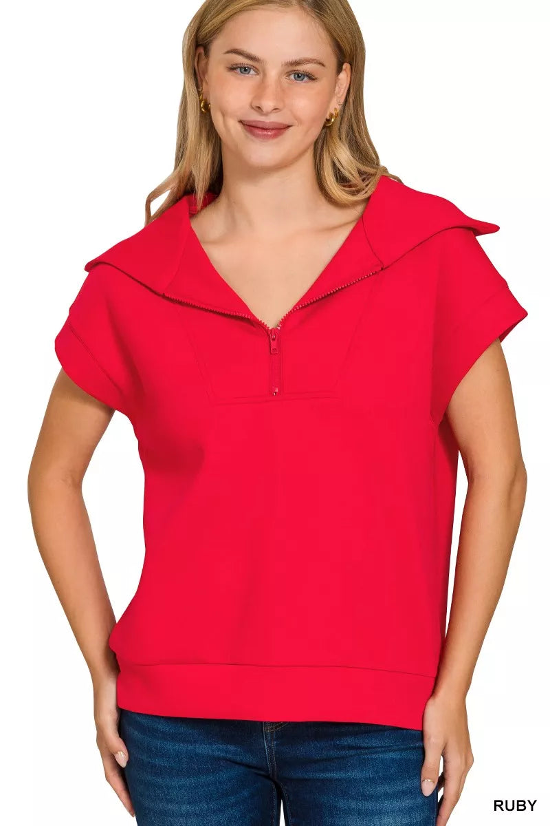 Scuba Half Zip Top
