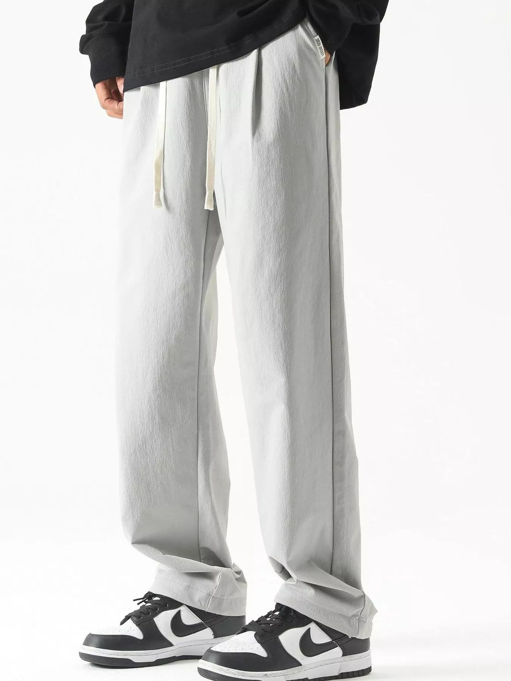 Men's Plus Size Loose Fit Drawstring Casual Pants