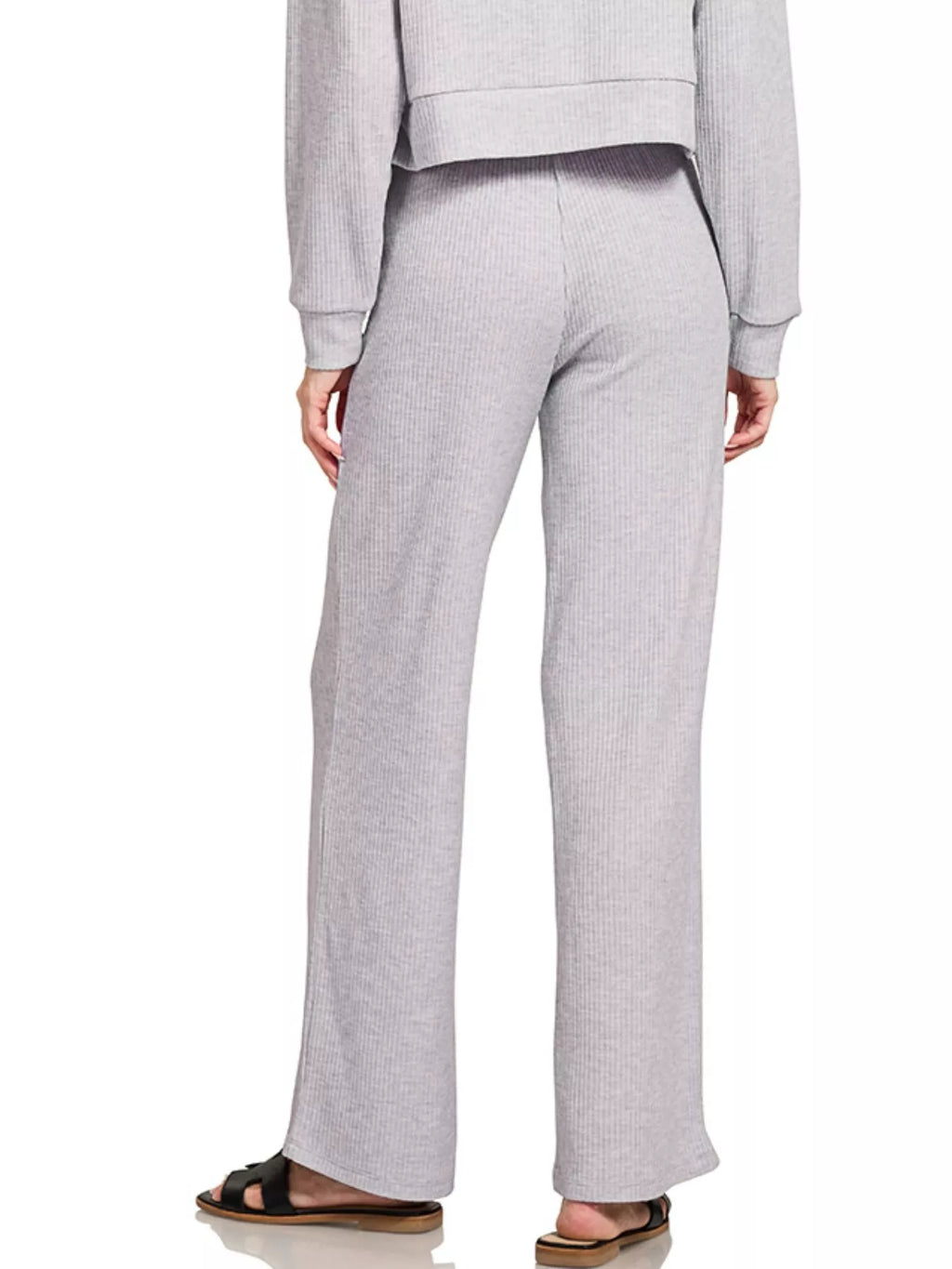 Ribbed Drawstring Lounge Pants