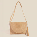 Tight Woven Envelope Clutch Bag