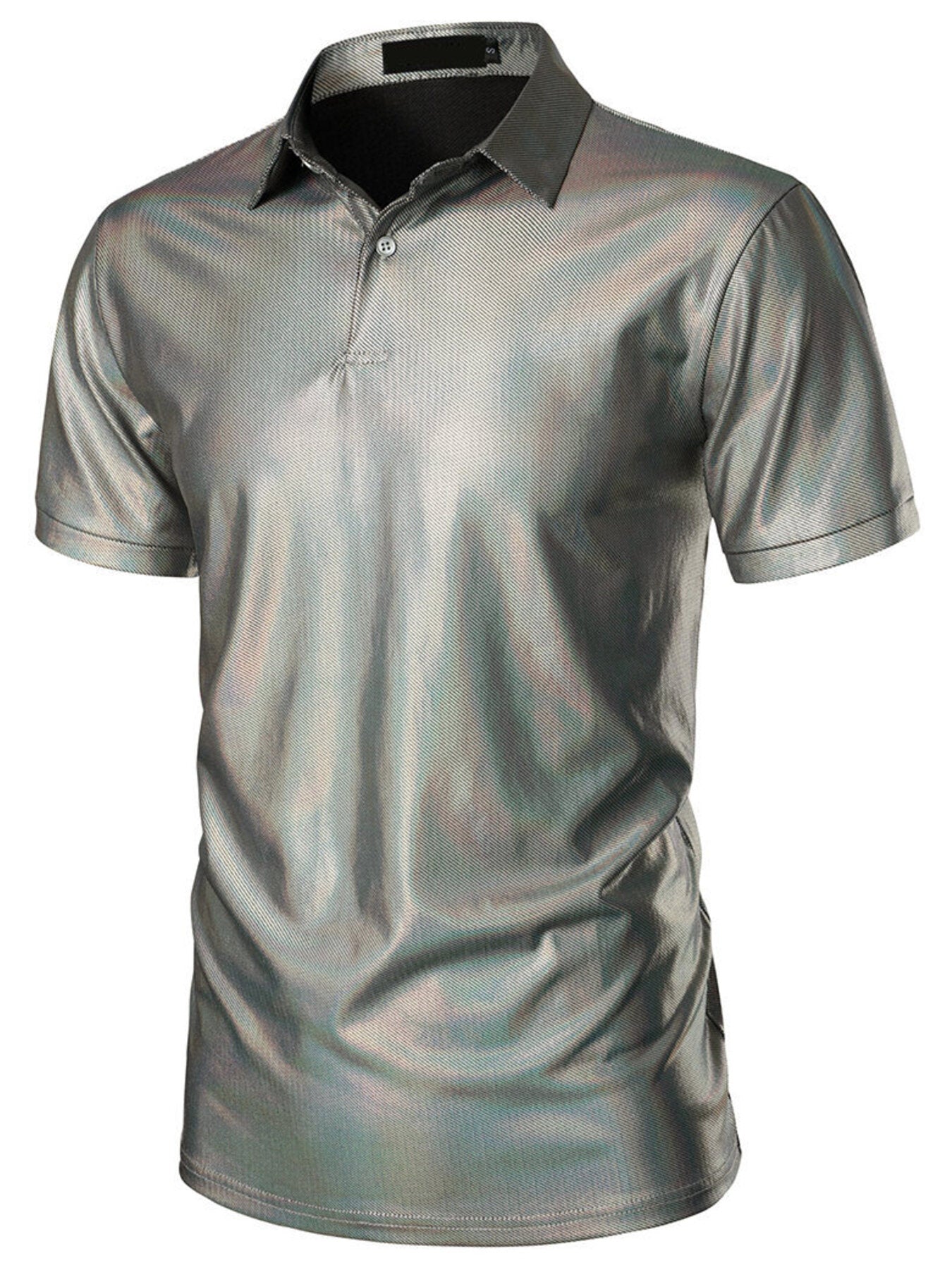 Men's Collared Neck Short Sleeve Polo