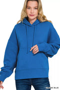Oversized Fleece Kangaroo Pocket Hoodie
