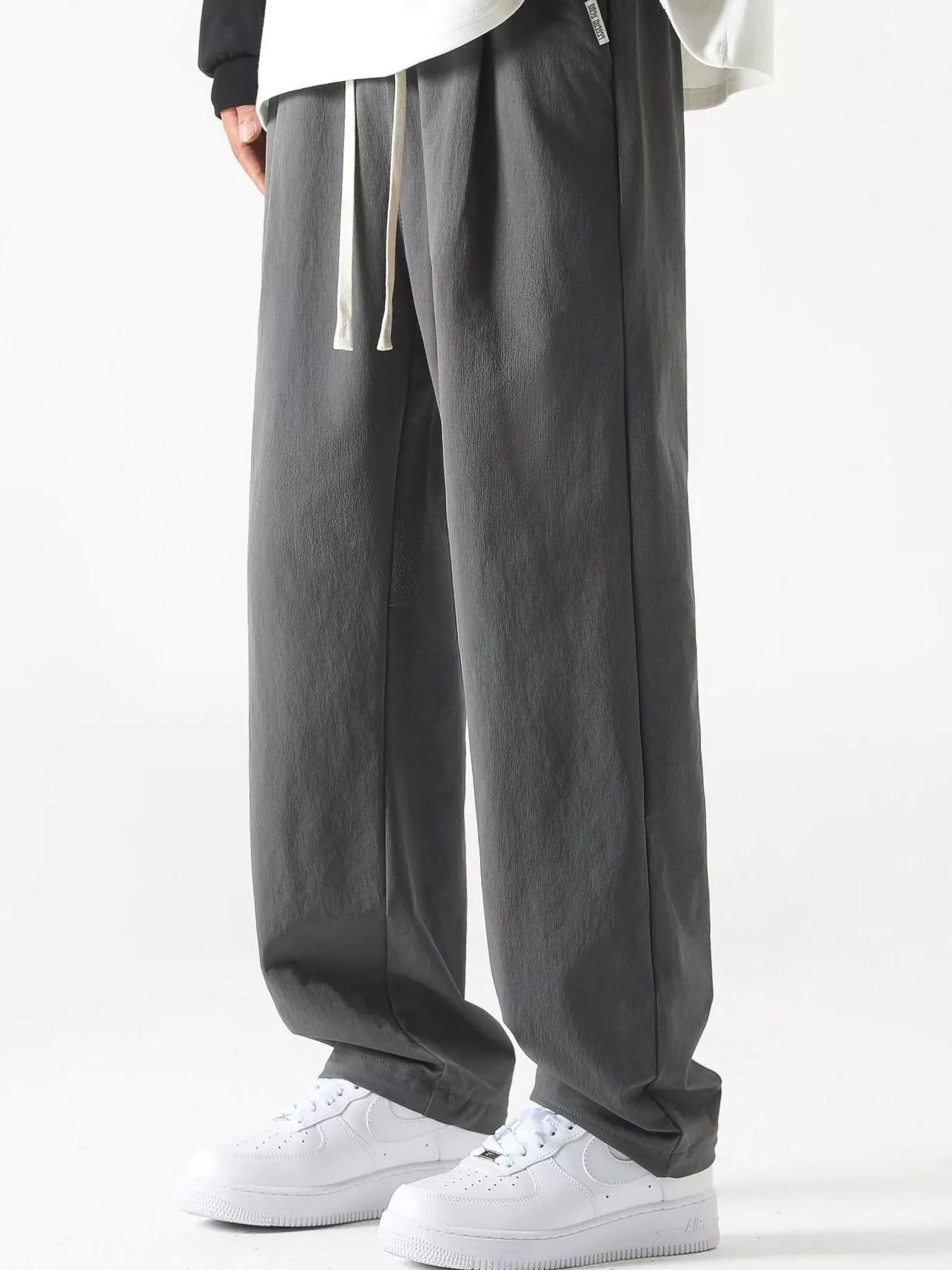 Men's Plus Size Loose Fit Drawstring Casual Pants