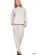 I am a Fashion Junky Scuba Half Zip Pullover and Jogger Set