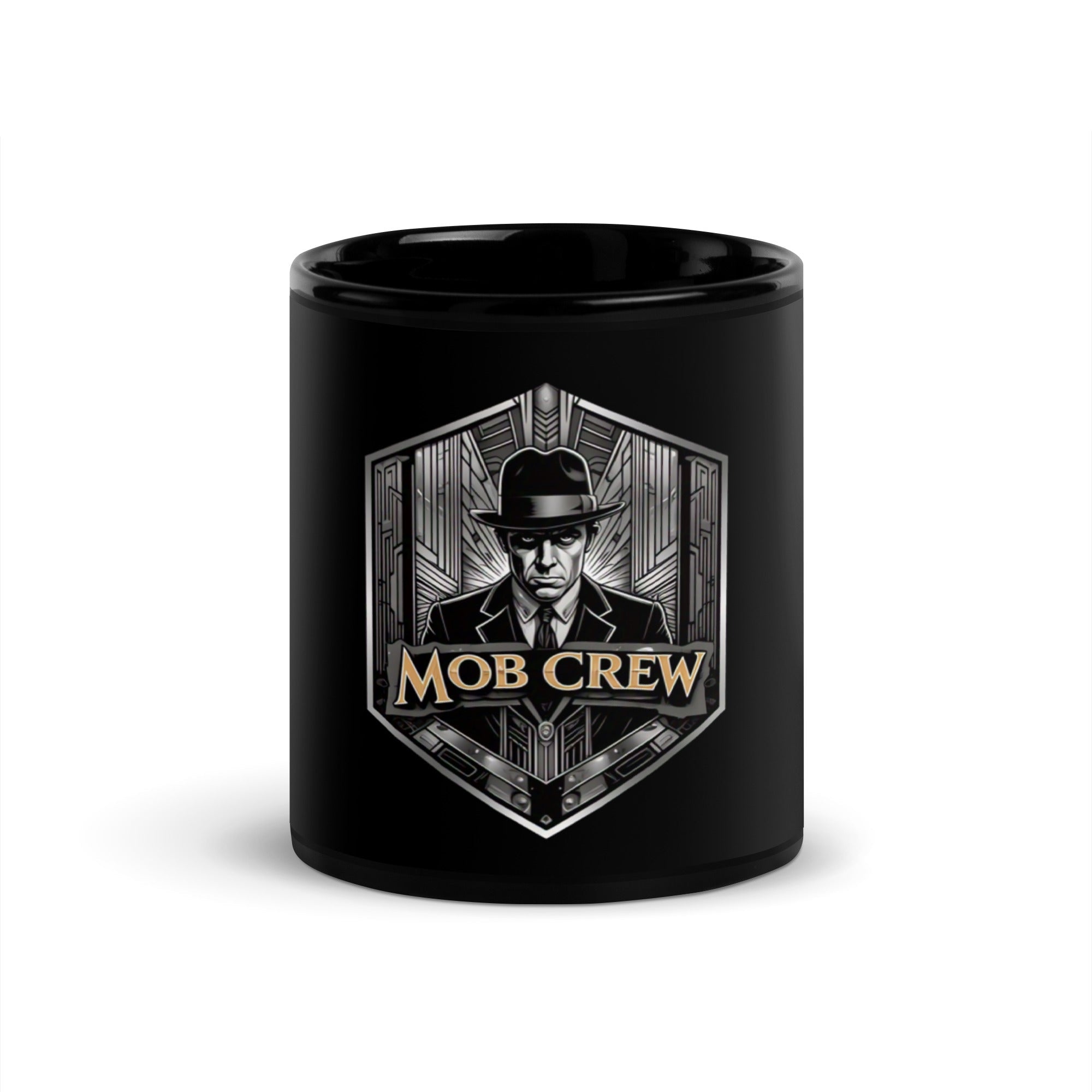 Mob Crew Black Glossy Mug