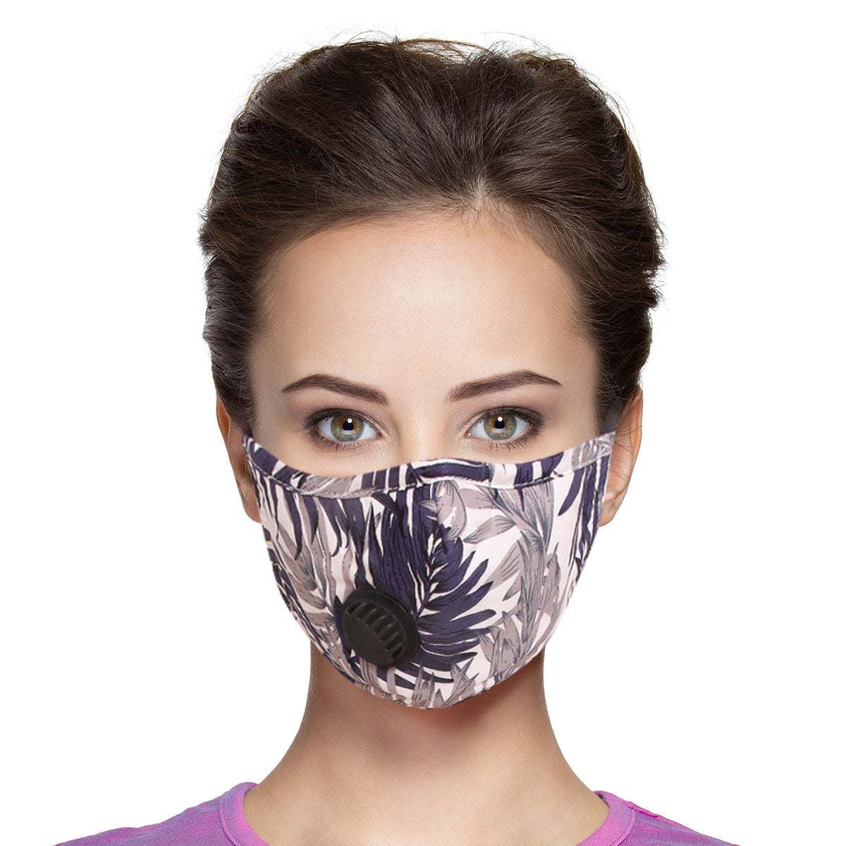 Fashion Face Mask Navy Tropical Stylish Accessory