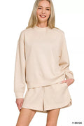 Scuba Long Sleeve Sweatshirt and Shorts Set