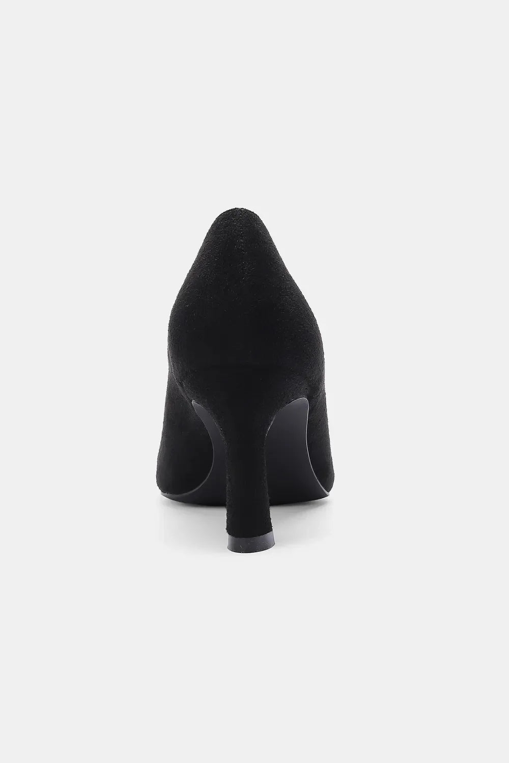 Fashion Faux Suede Point Toe Pumps