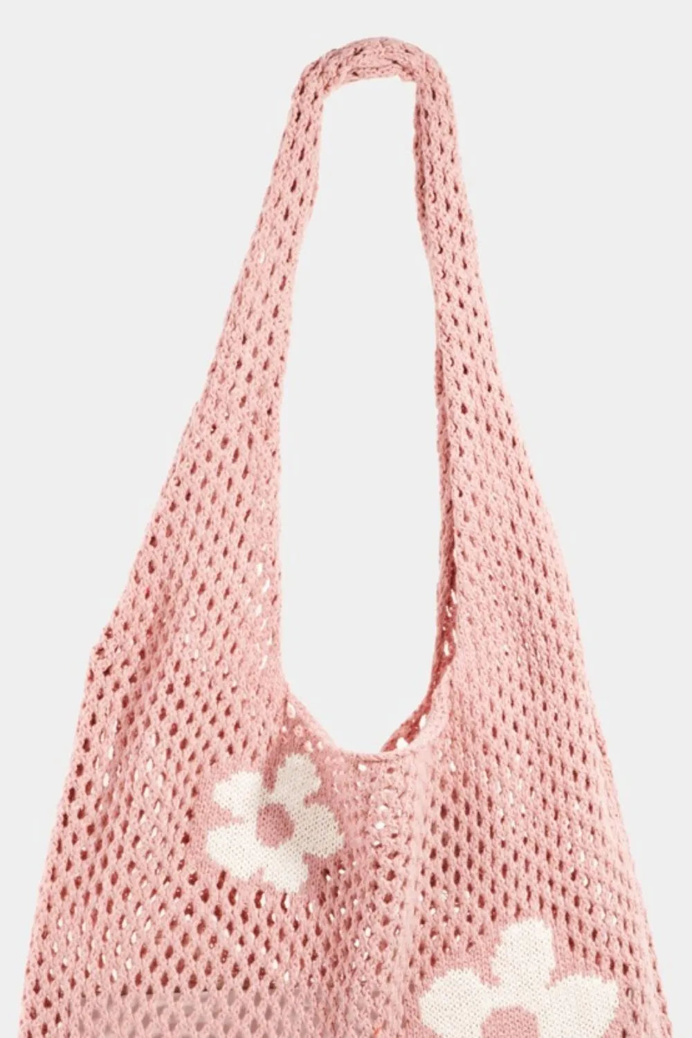 Flower Knitted Shoulder Bag