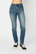 Full Size High Waist Skinny Jeans