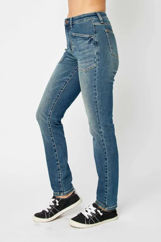 Full Size High Waist Skinny Jeans
