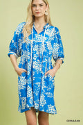 Floral Babydoll Dress with Pockets