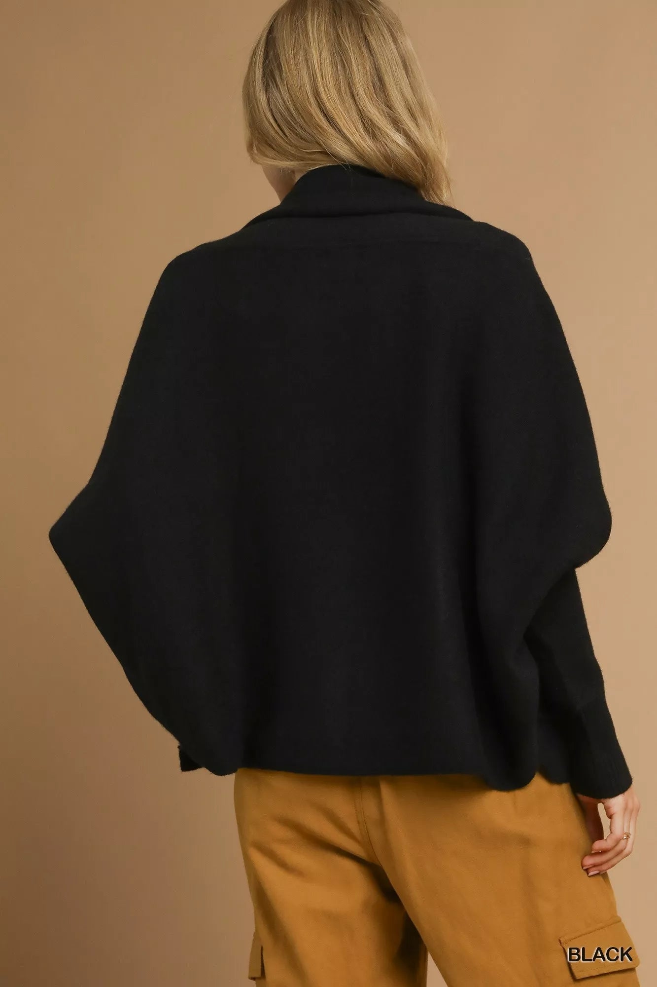 Open Front Cardigan with Front Pockets