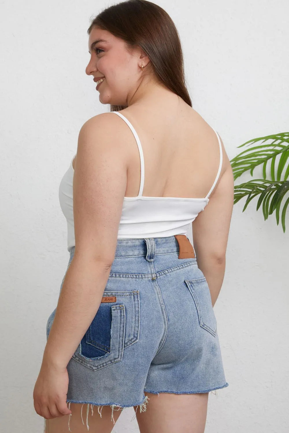 Full Size Round Neck Slim Cami Plus Size