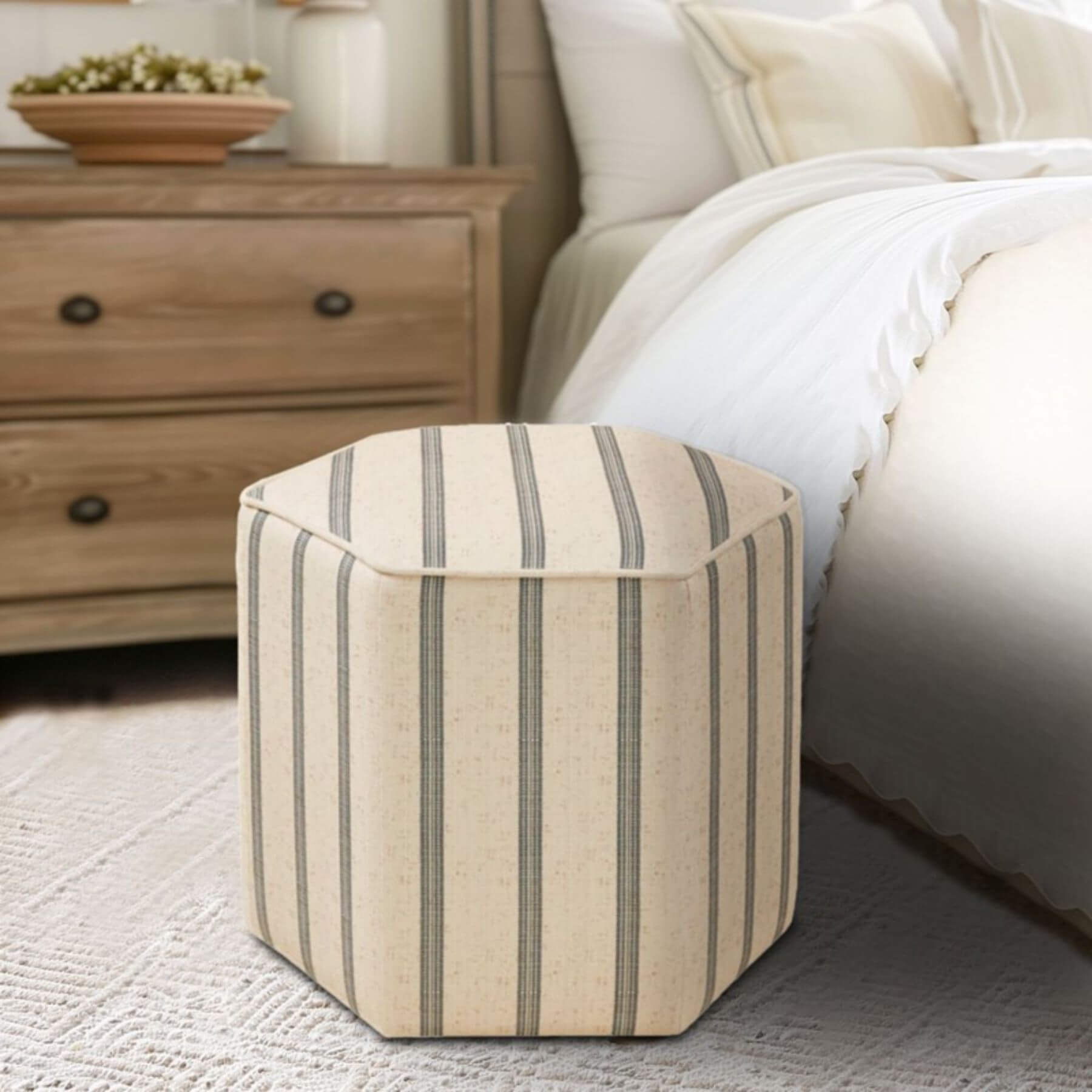 Martha Stewart Ellen Accent Ottoman