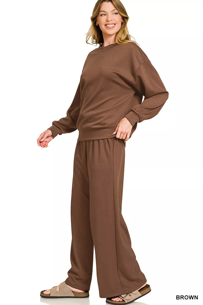 Scuba Crewneck Pullover and Pants Set