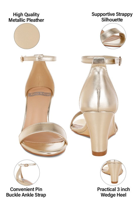 Volora Dressy Wedge Heel Sandals
