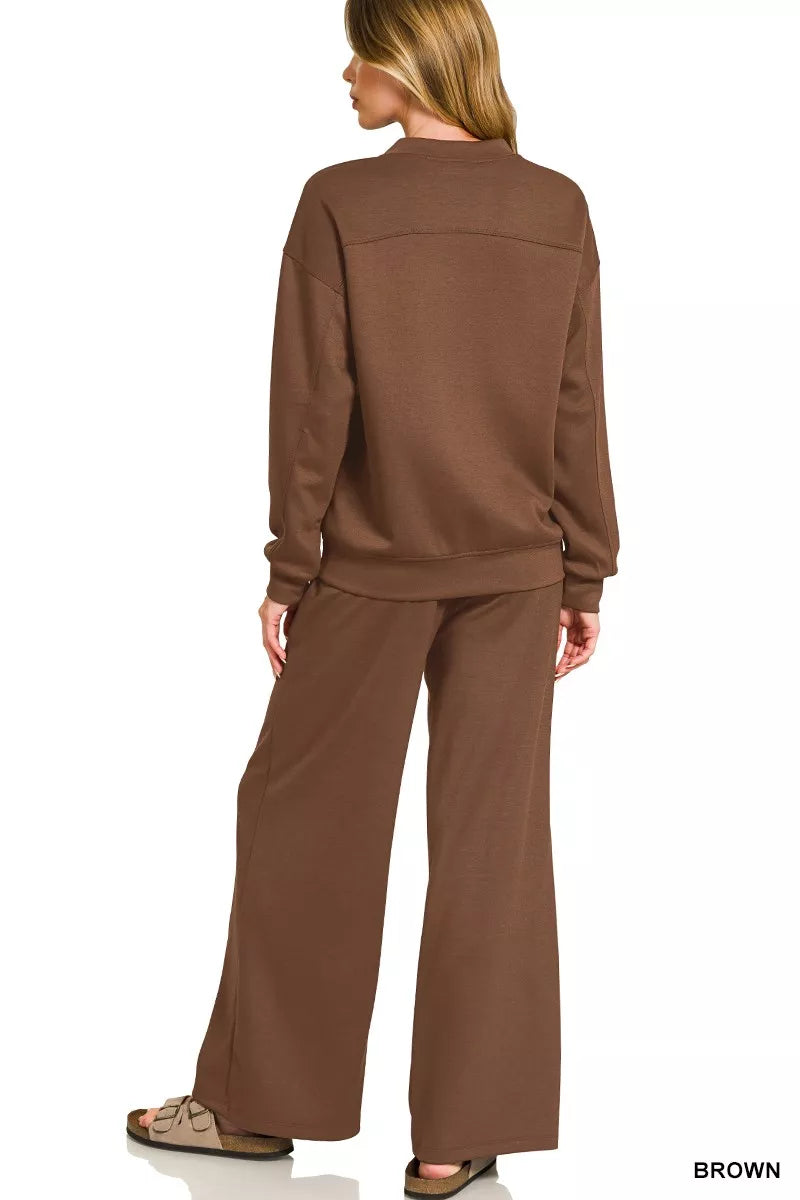 Scuba Crewneck Pullover and Pants Set