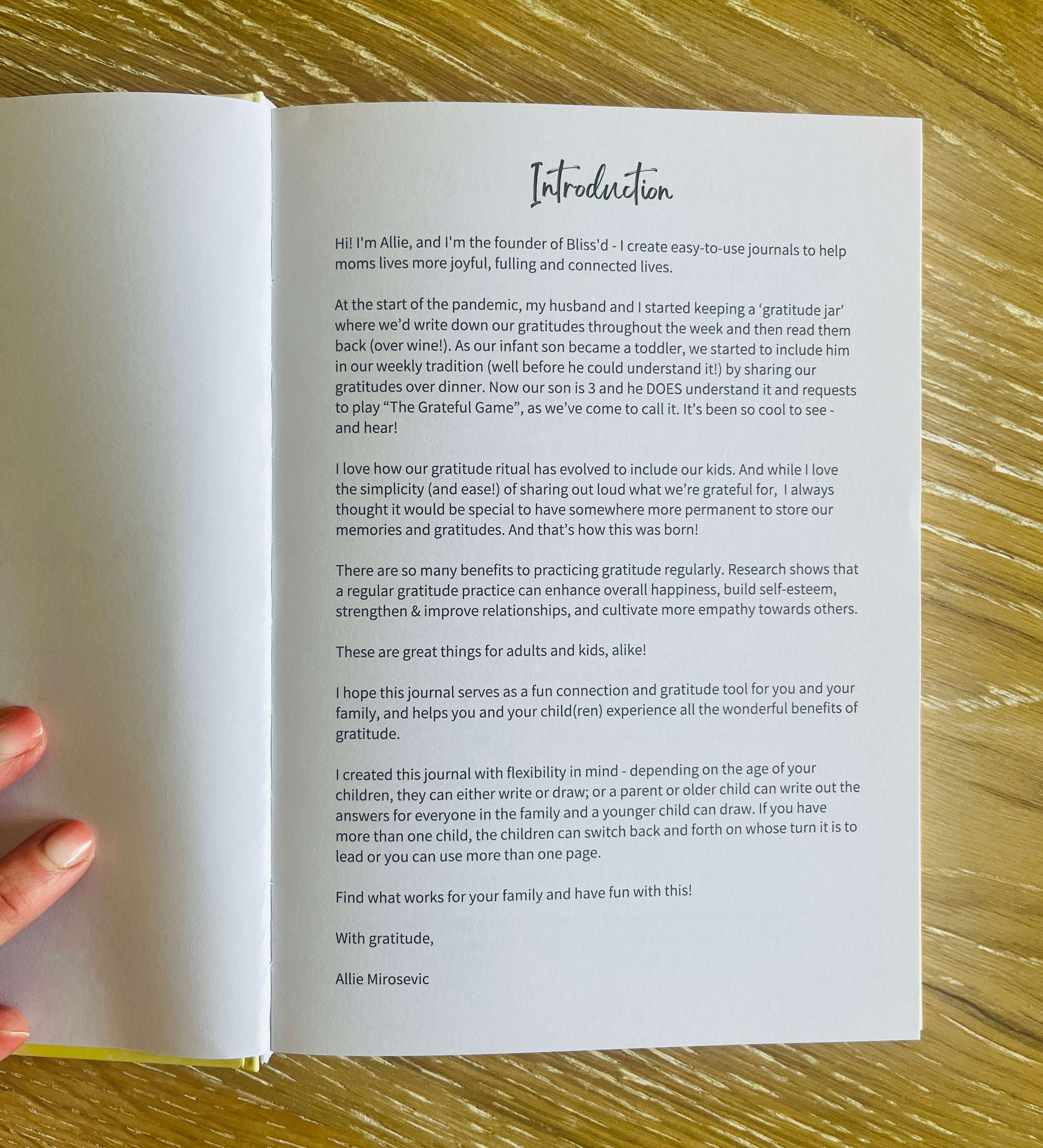 We're So Grateful: A Family Journal