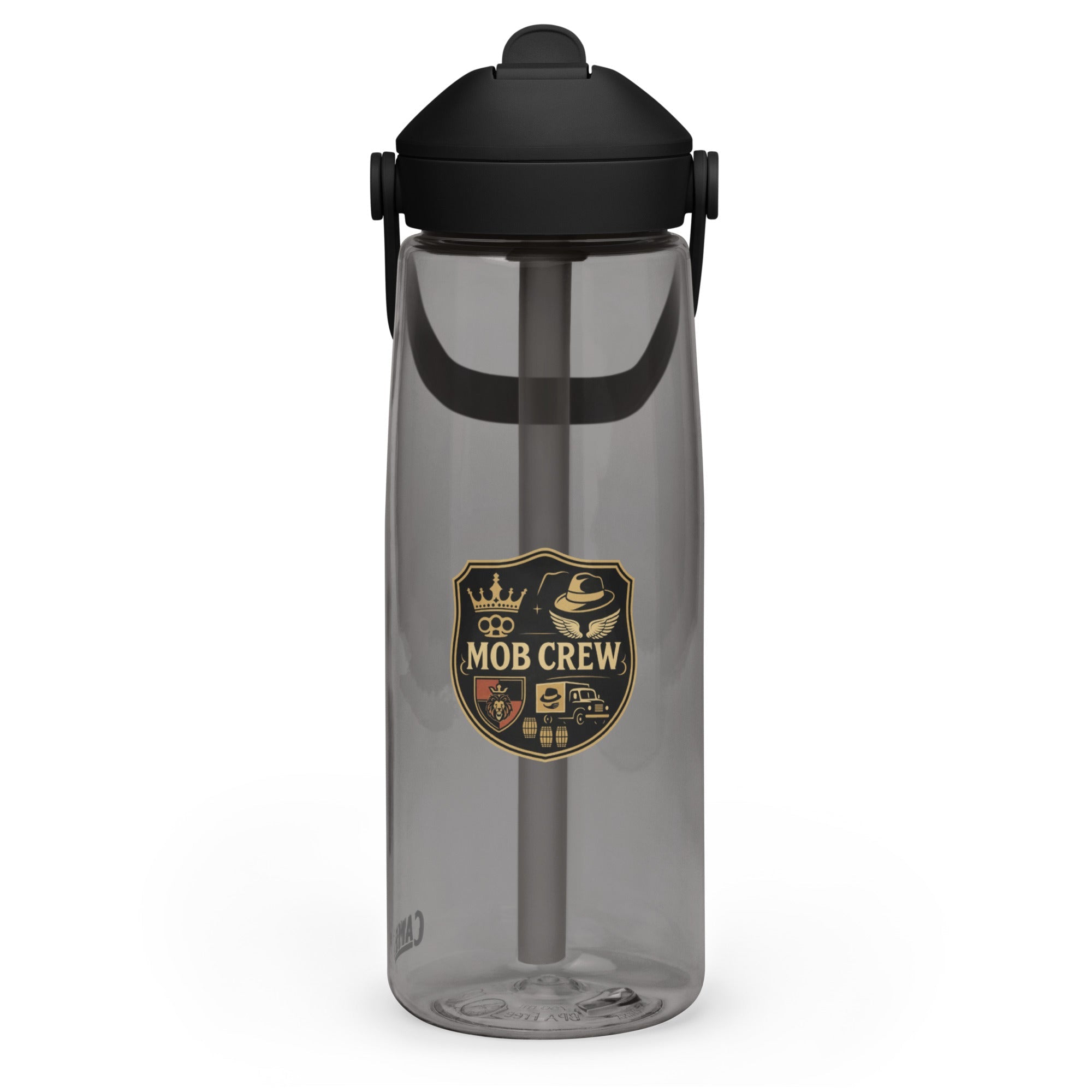 Mob Crew Flip Straw Water Bottle - Stylish & Convenient Hydration Solution