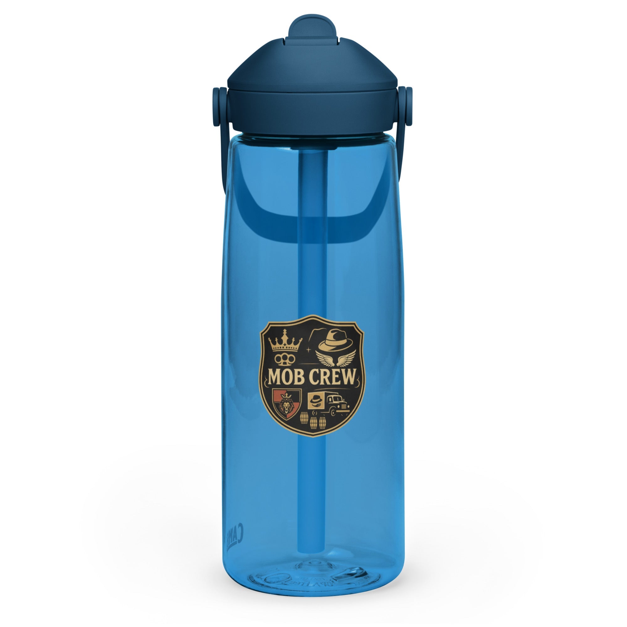 Mob Crew Flip Straw Water Bottle - Stylish & Convenient Hydration Solution