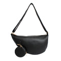 Women’s Black Round Crossbody Pouch Bag Set – Stylish Casual Accessory