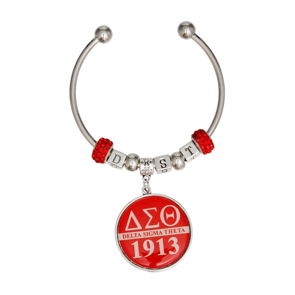 Heritage Charm Bangle Bracelet Greek Style Trendy Jewelry