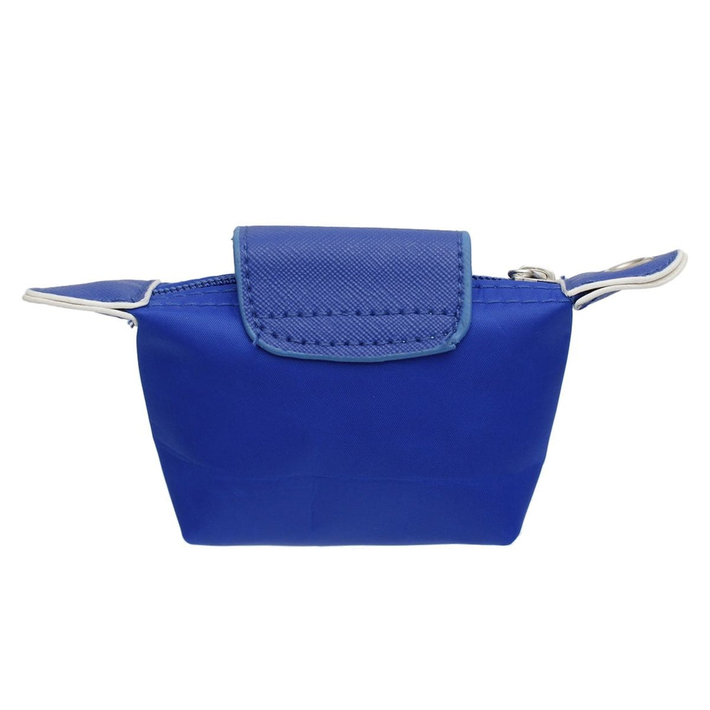 Nylon Mini Pouch Wristlet Strap in Sorority Blue – Stylish Casual Accessory