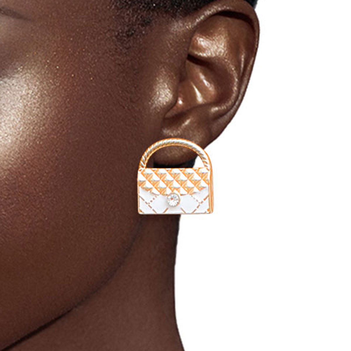 Stud Earring Set 3Pcs Designer-Inspired Lady Silhouette and Charm Stylish Studs