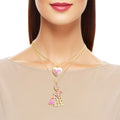 Women’s Gold Adorned Gown Cancer Set Stylish Statement Jewelry