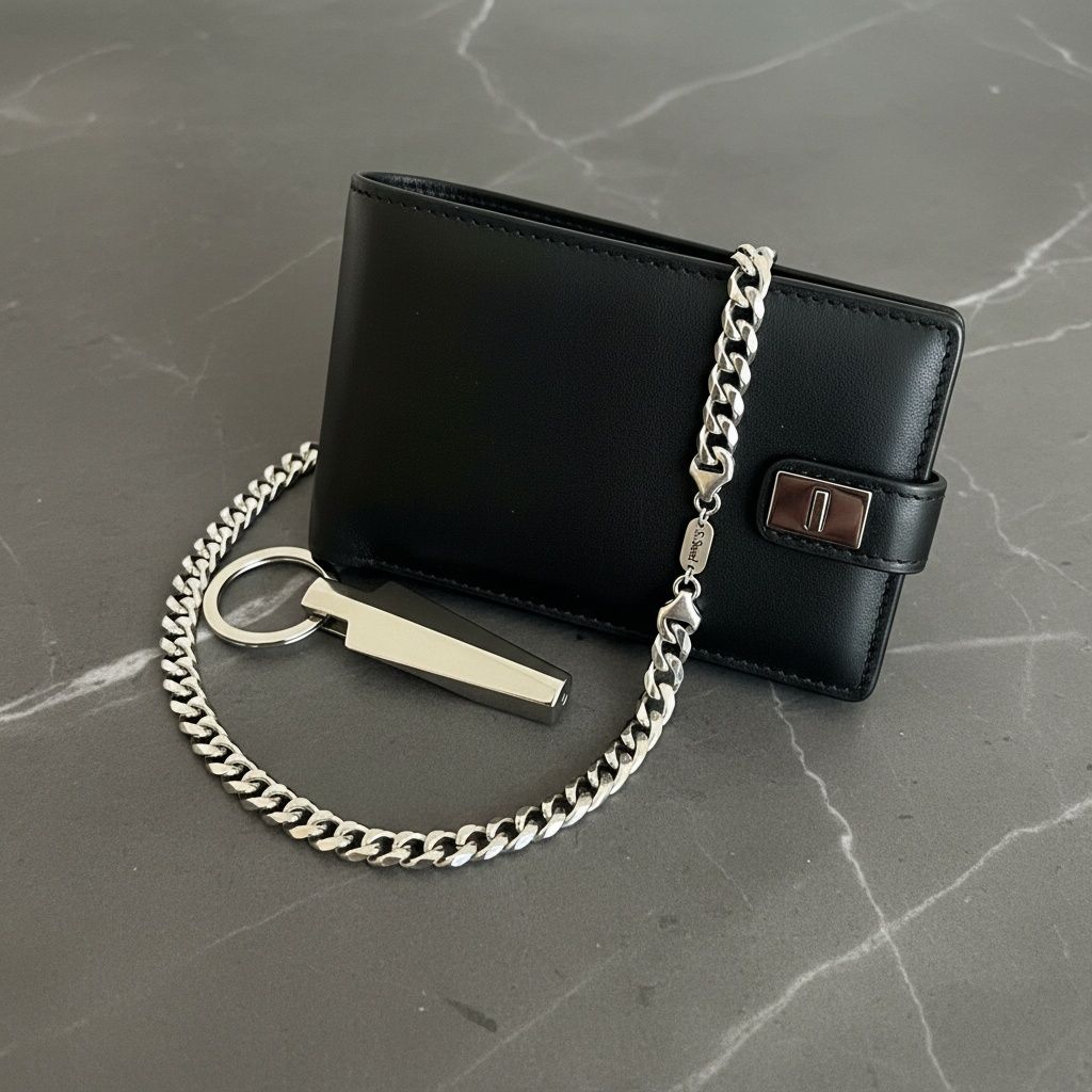 Men’s Silver Stainless Steel 10mm Curb Chain Necklace 20in Trendy Jewelry