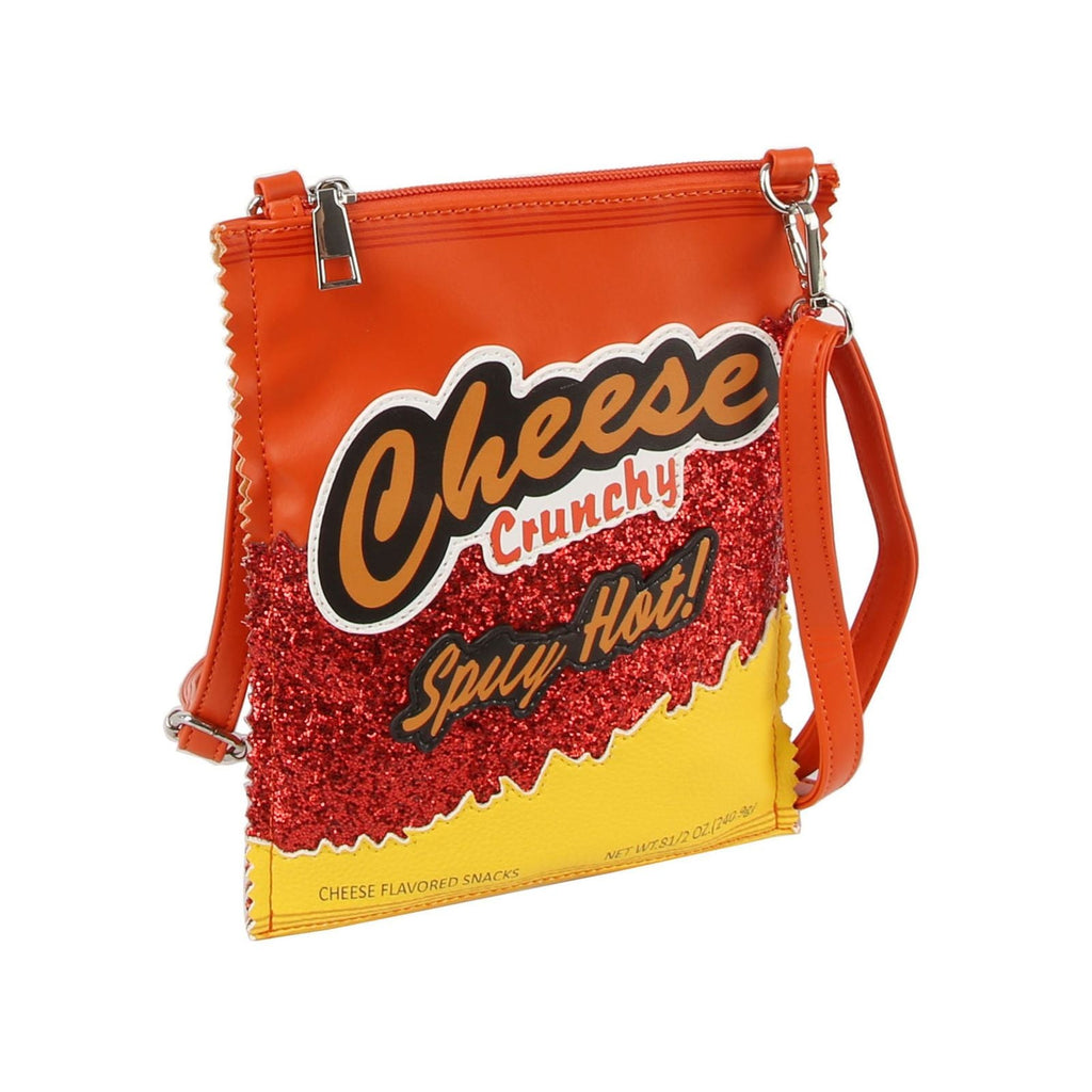 Fashion Handbag Crossbody Clutch Bag Orange Flamin Hot Cheetos Trendy Statement
