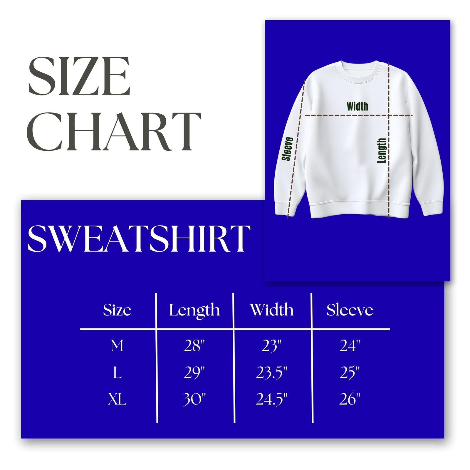 Crew Sweatshirt Blue Embroidered Greek Gear Casual Stylish Sweatshirt