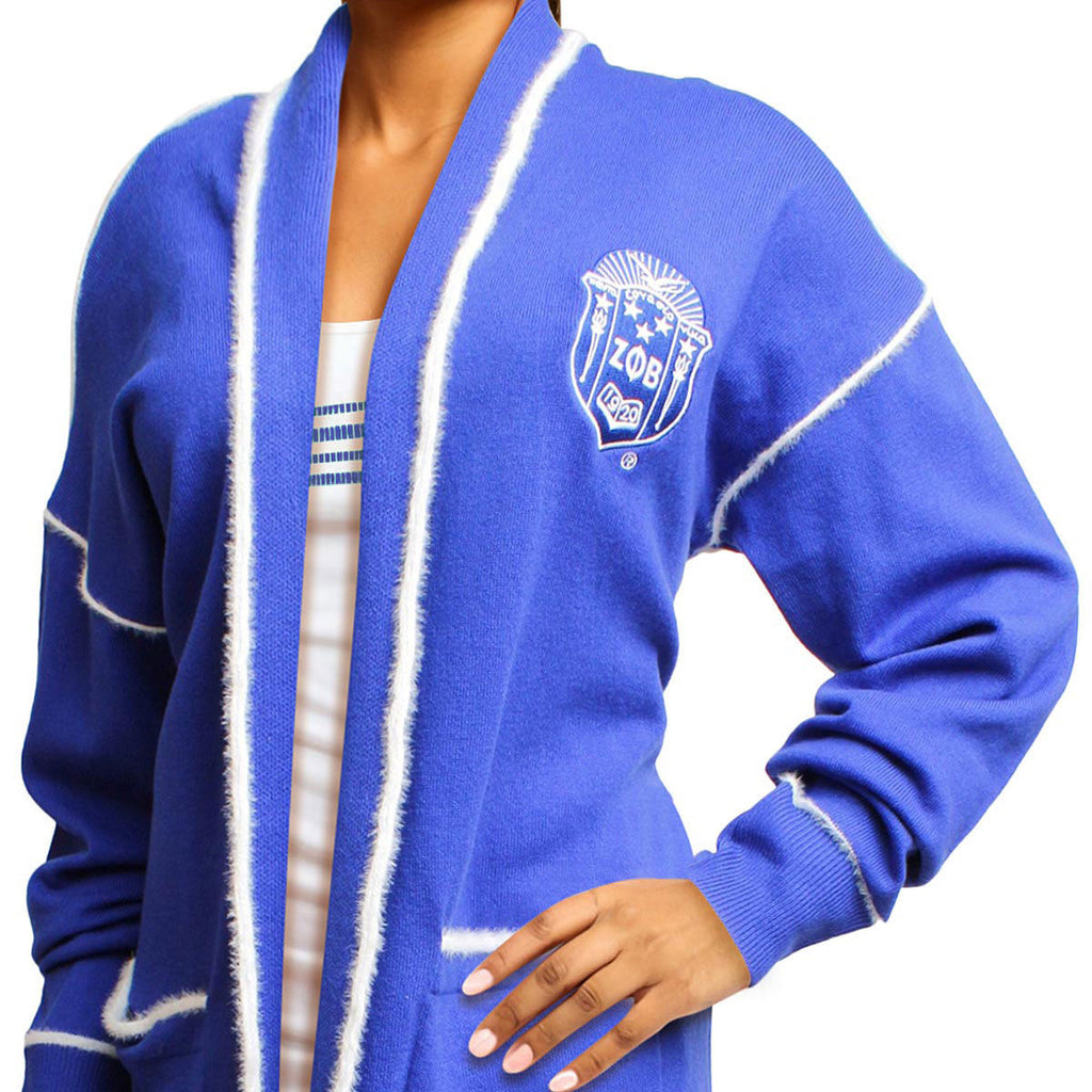 Women’s Long Duster Cardigan Small Fit Sorority Style Casual Chic