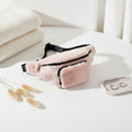 Fanny Pack Pink Fur Stylish Fashion Accessory