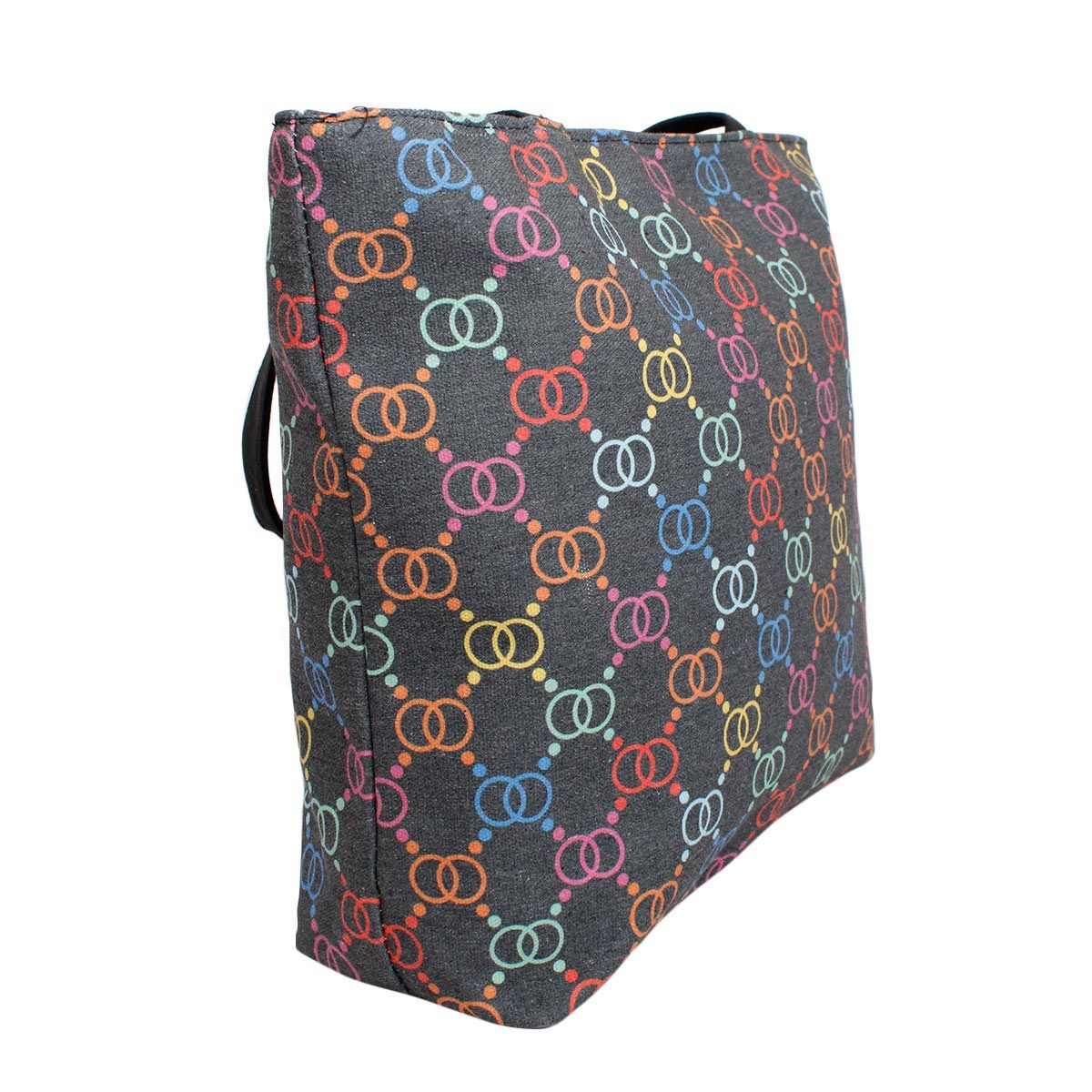Canvas Tote Bag for Women Multicolor Luxe Link Stylish Casual Fashion Handbag